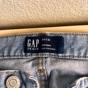 GAP Men’s Skinny Fit Jeans - Light Wash (Size 34x30)